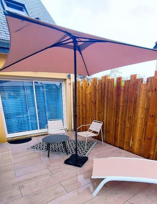 Appartement Cosy, Detente Avec Terrasse Pleurtuit Exterior foto